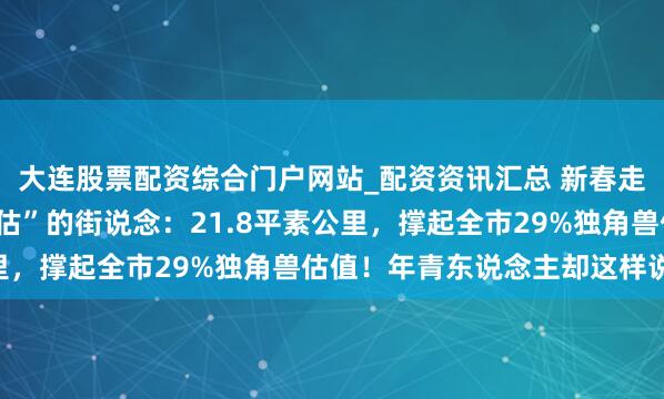 大连股票配资综合门户网站_配资资讯汇总 新春走下层 | 深圳最被“低估”的街说念：21.8平素公里，撑起全市29%独角兽估值！年青东说念主却这样说……